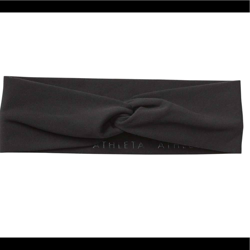 Athleta BLACK Knotted Headband in Powervita